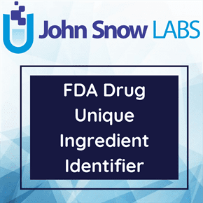 FDA Drug Unique Ingredient Identifier Data Package