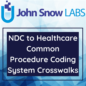 NDC to Healthcare Common Procedure Coding System Crosswalks