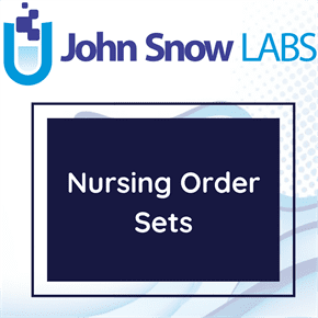 Nursing Order Sets Data Package
