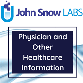 Physician and Other Healthcare Information Data Package