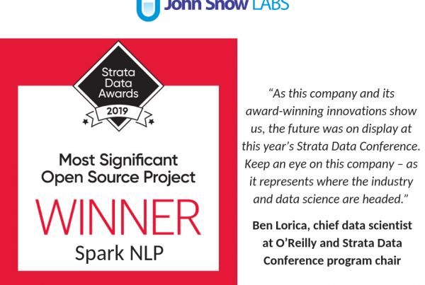 John_Snow_Labs_NLP_Award_Strata_Data
