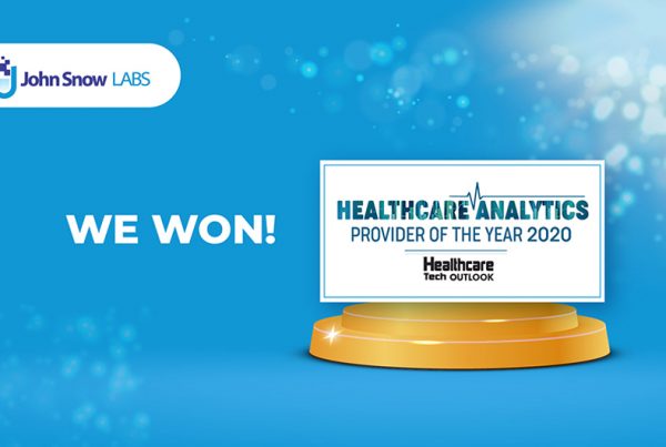 John Snow Labs is Healthcare Tech Outlook’s 2020 Healthcare Analytics Provider of the Year