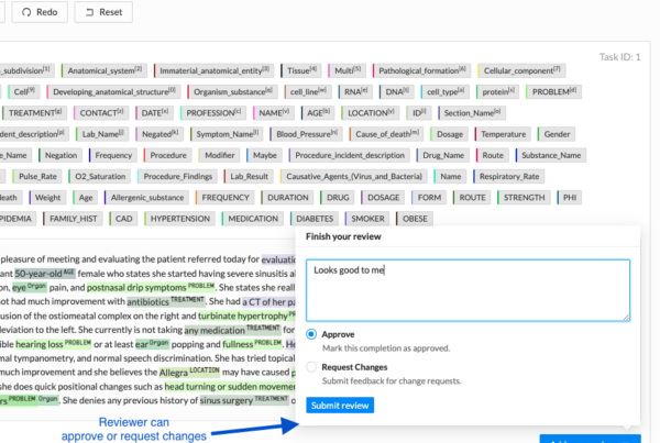 Task Review Workflows in the Annotation Lab