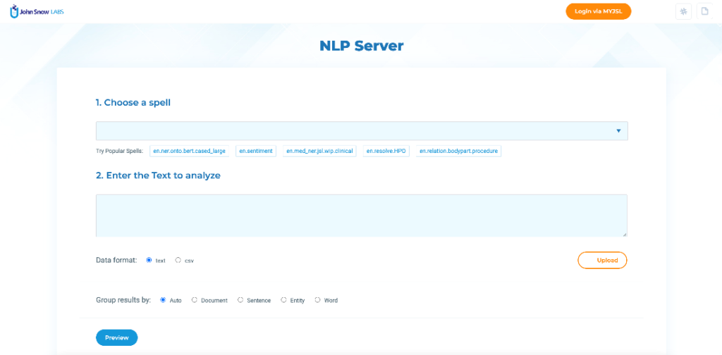 Getting Started with the NLP Server - John Snow Labs