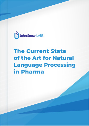 The Current State of the Art for Natural Language Processing in Pharma