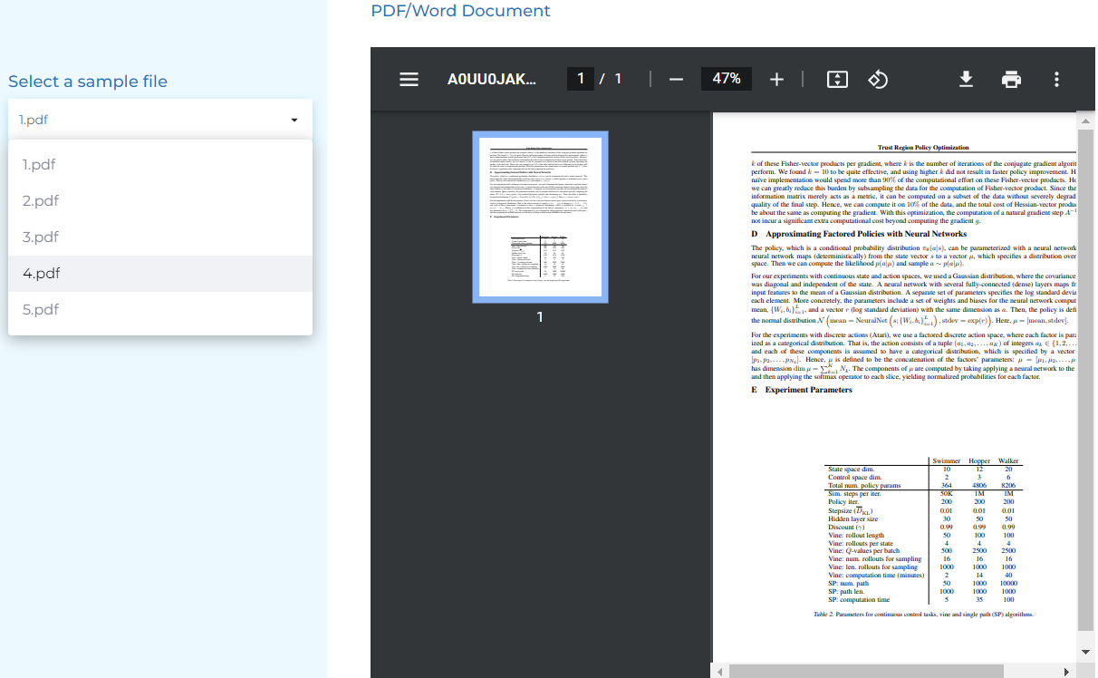 Use case of NLP for financial documents: tables extraction from PDF.