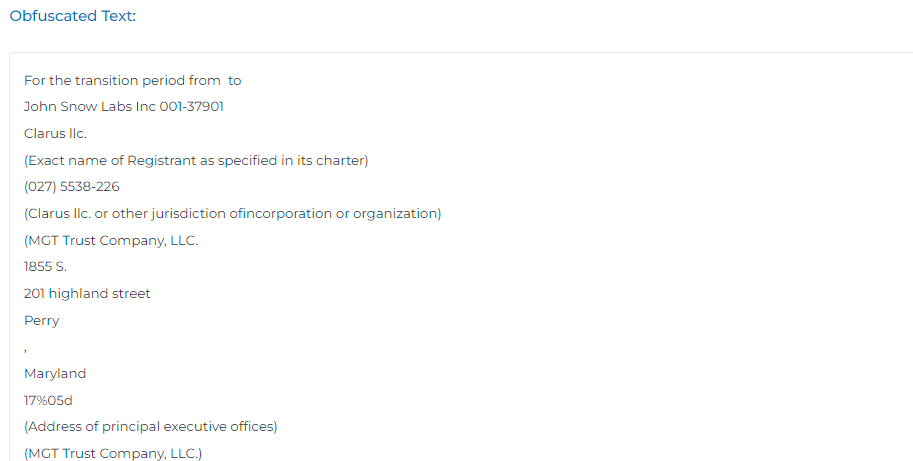 Use case of NLP in finance: deidentification / masking of financial data.