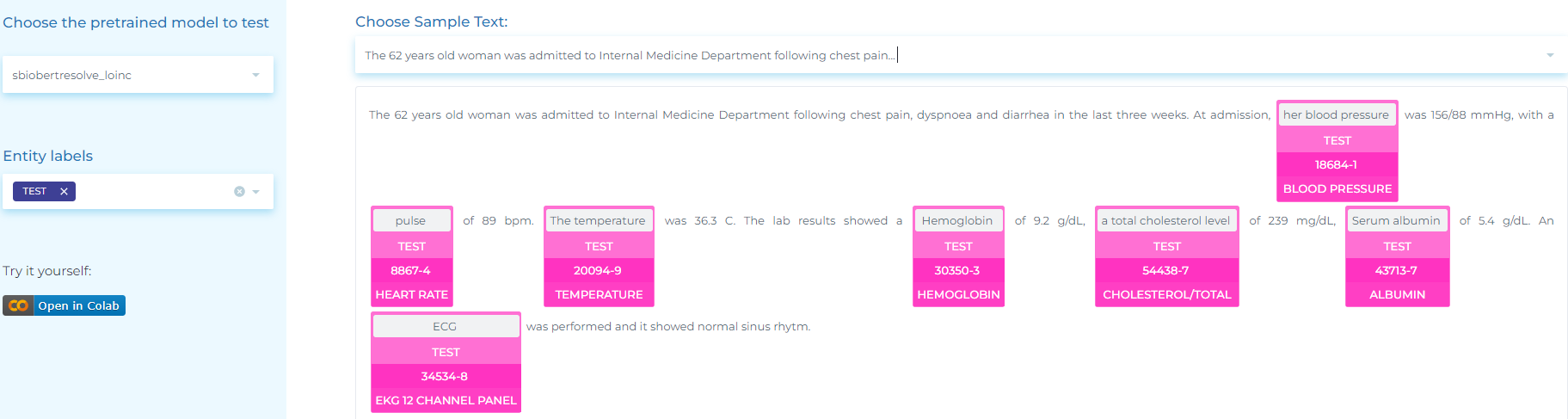 nlp projects in healthcare