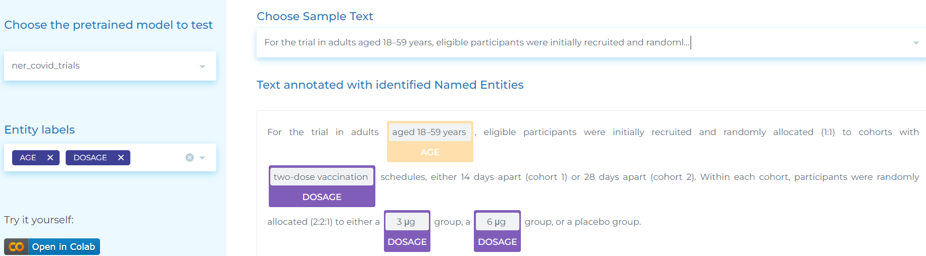 Detecting COVID-related clinical terminology