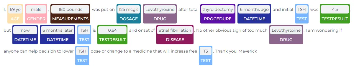 VOP Ner Model Sample Extraction