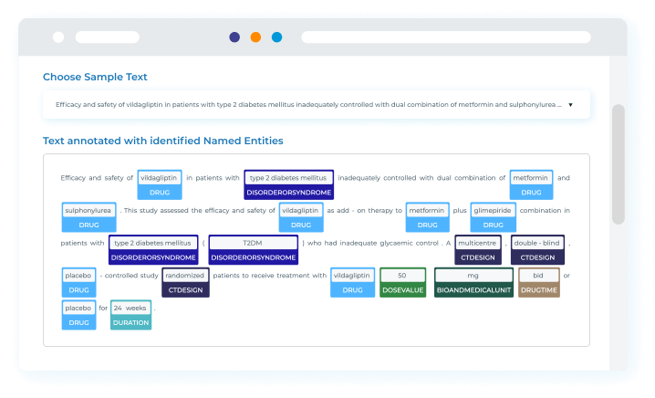 Example of machine learning and NLP entity resolution in medical texts