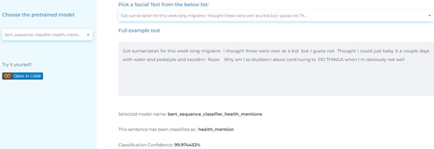 NLP for classifying public health mentions in social media text.