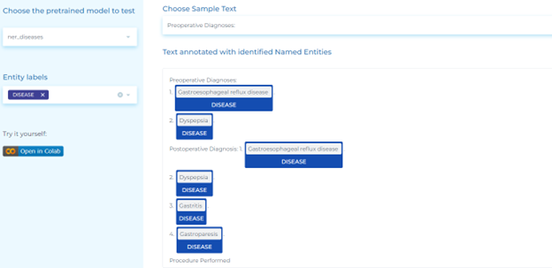 Clinical natural language processing for detecting diagnosis and procedures.