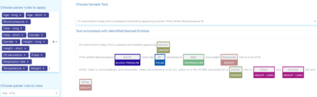 Clinical NLP for automatically detecting demographic information in medical text records.