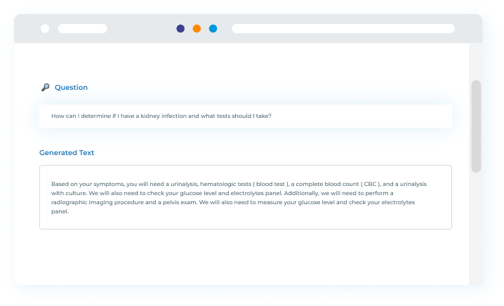 Example how NLP Answers Medical Questions